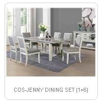 COS-JENNY DINING SET (1+6)
